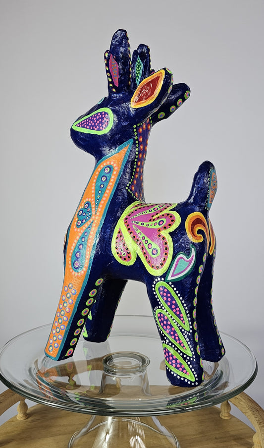 Blue Alebrije Deer