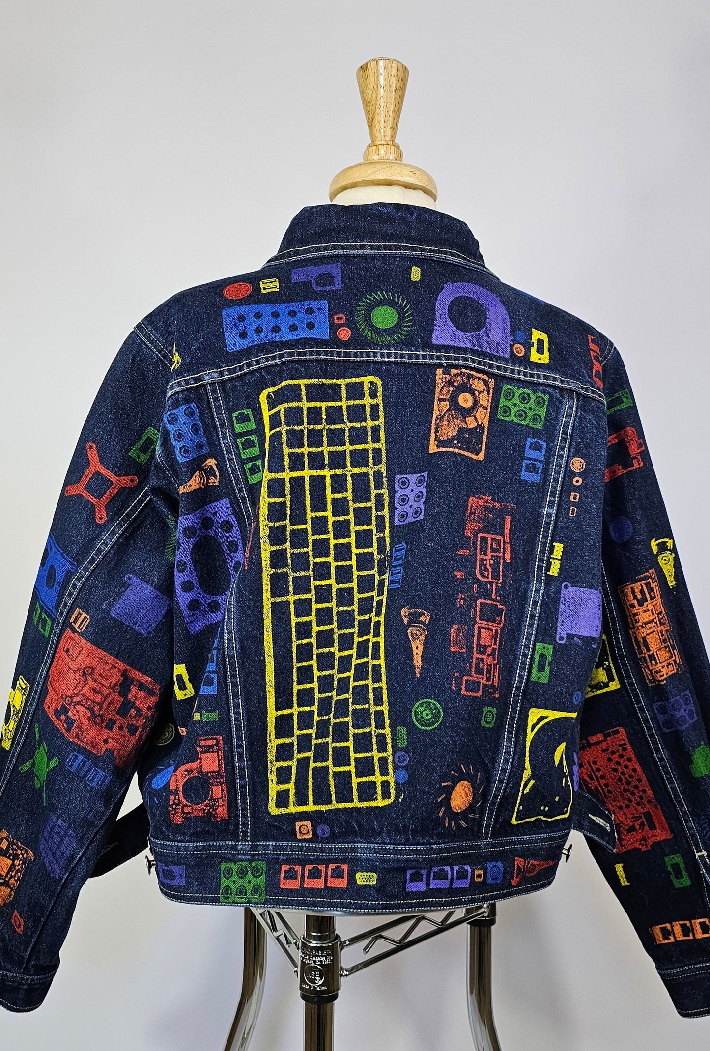 Mecha Rainbow Jean Jacket