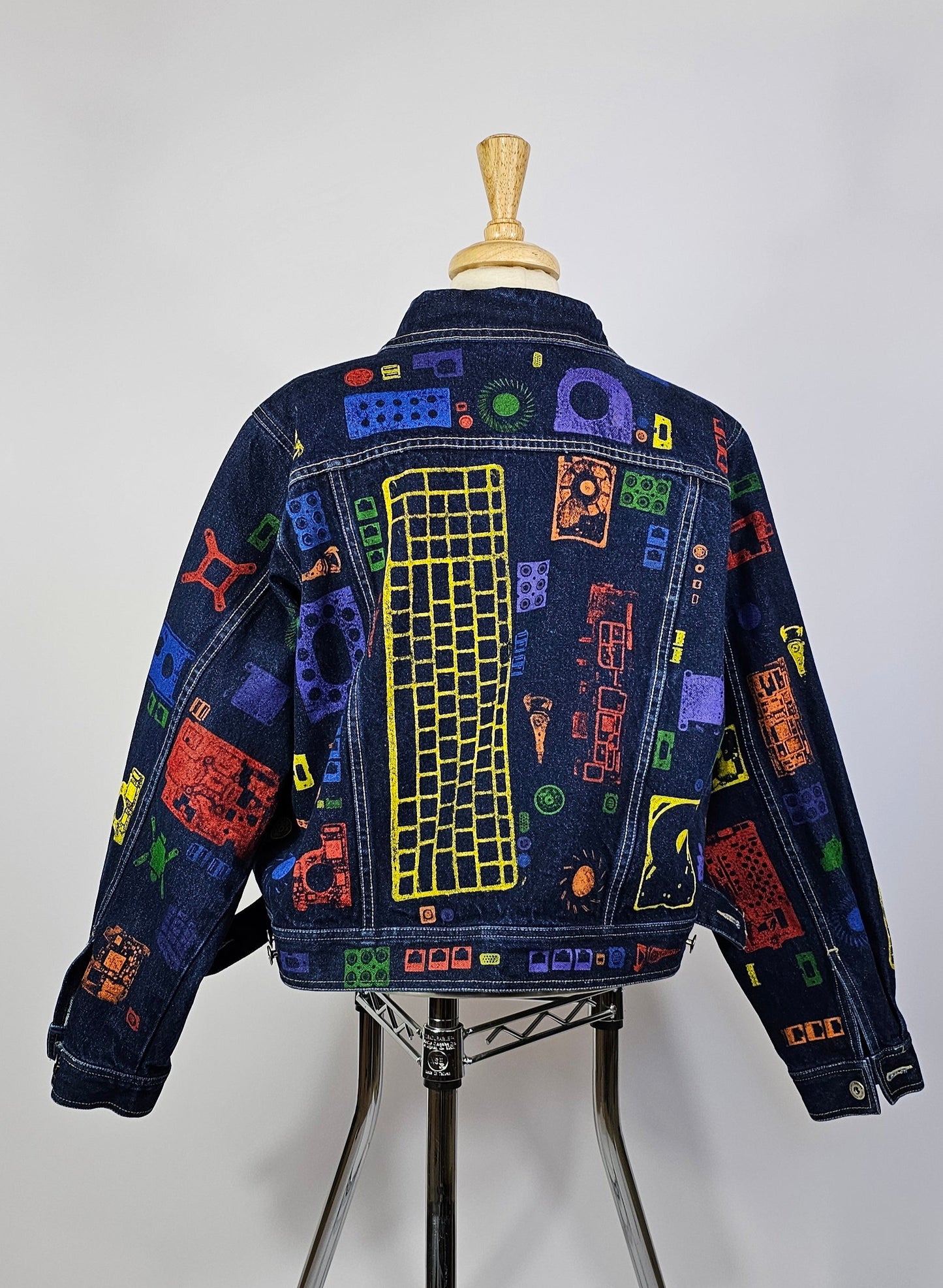 Mecha Rainbow Jean Jacket