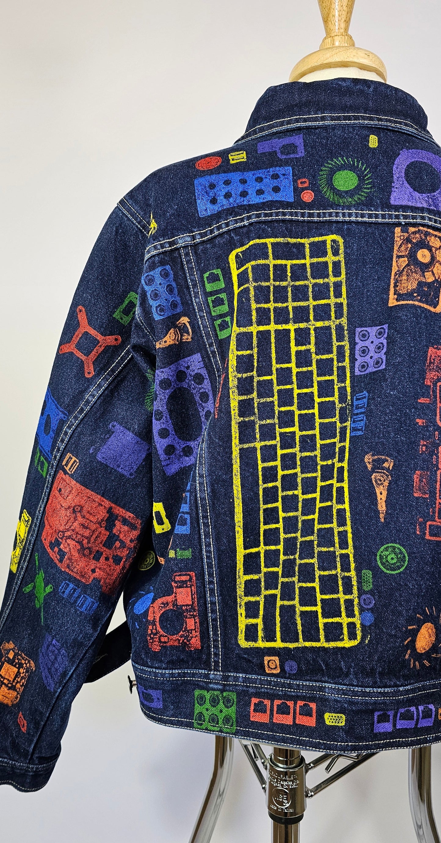 Mecha Rainbow Jean Jacket